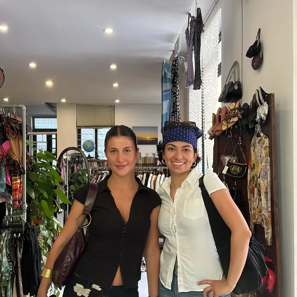 Customer visiting Yen May Vintage in Danang