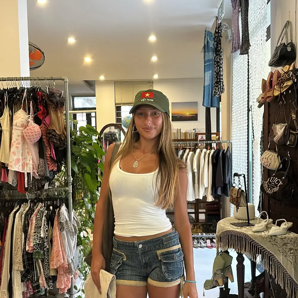 Customer visiting Yen May Vintage in Danang