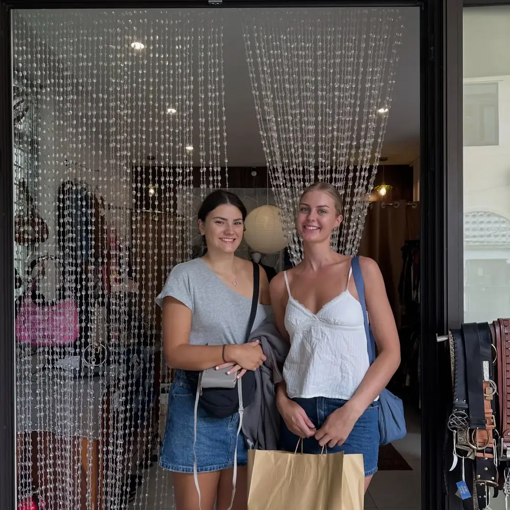 Customer visiting Yen May Vintage in Danang