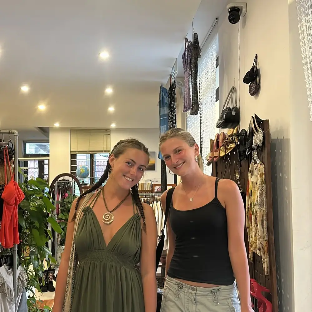 Customer visiting Yen May Vintage in Danang