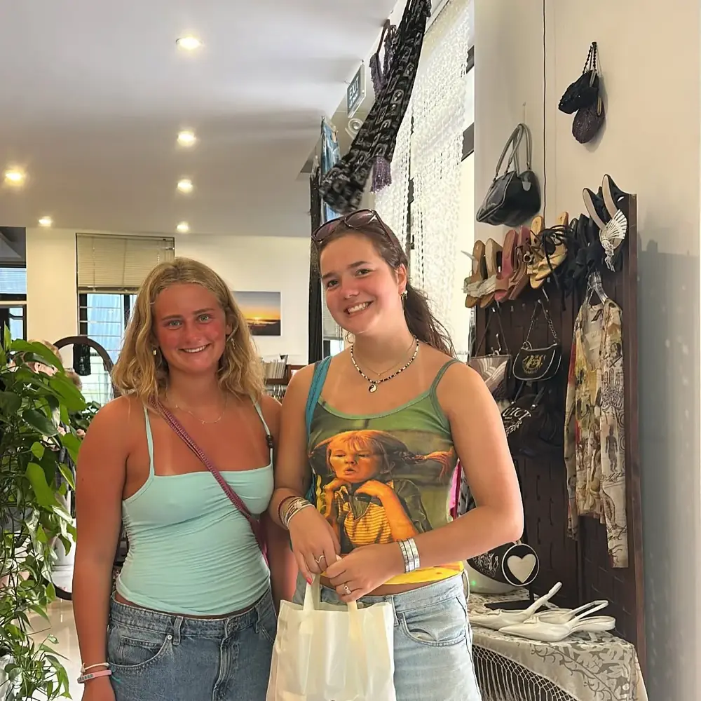 Customer visiting Yen May Vintage in Danang