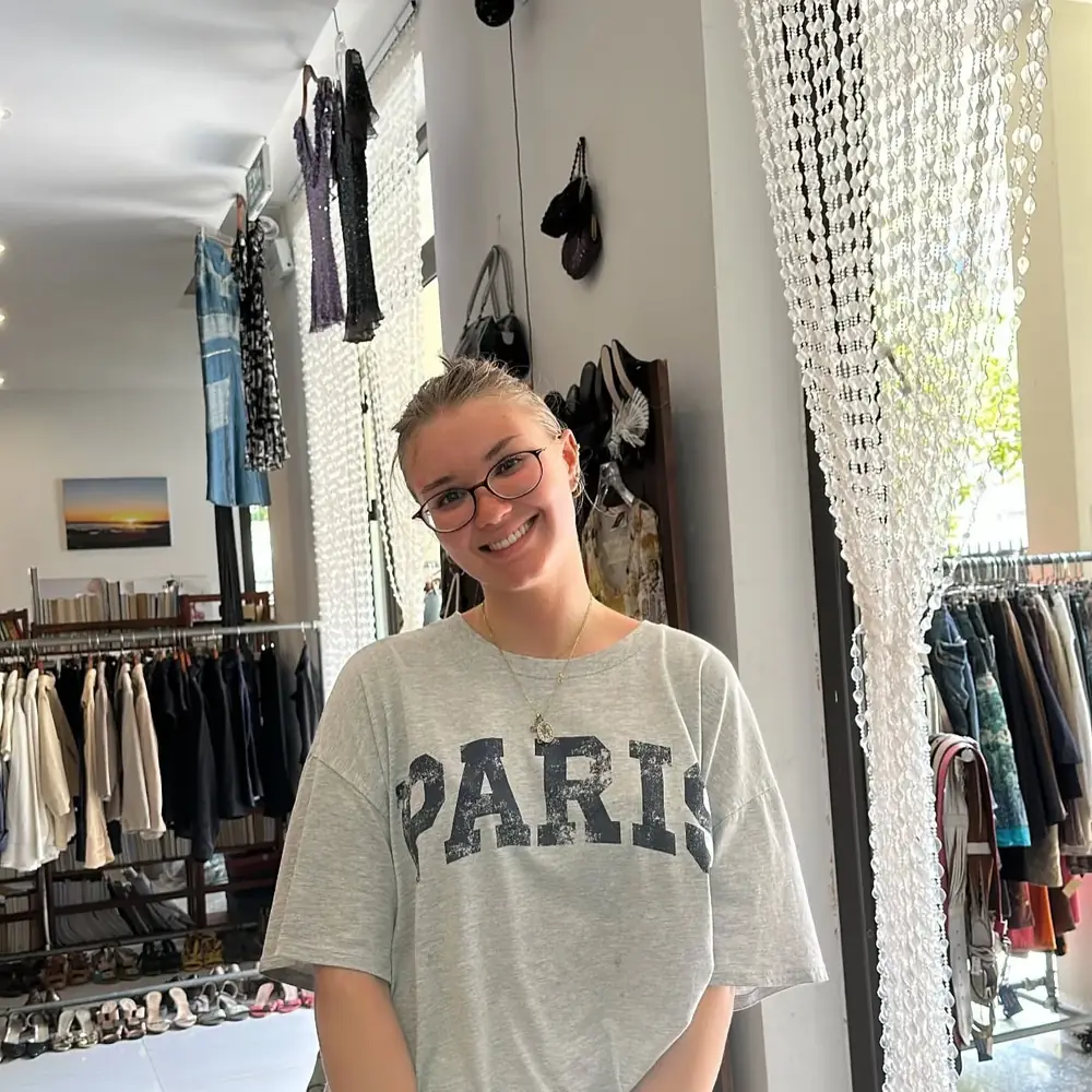 Customer visiting Yen May Vintage in Danang
