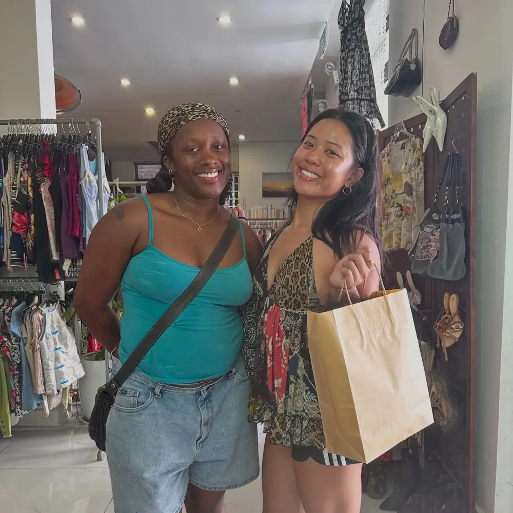 Customer visiting Yen May Vintage in Danang