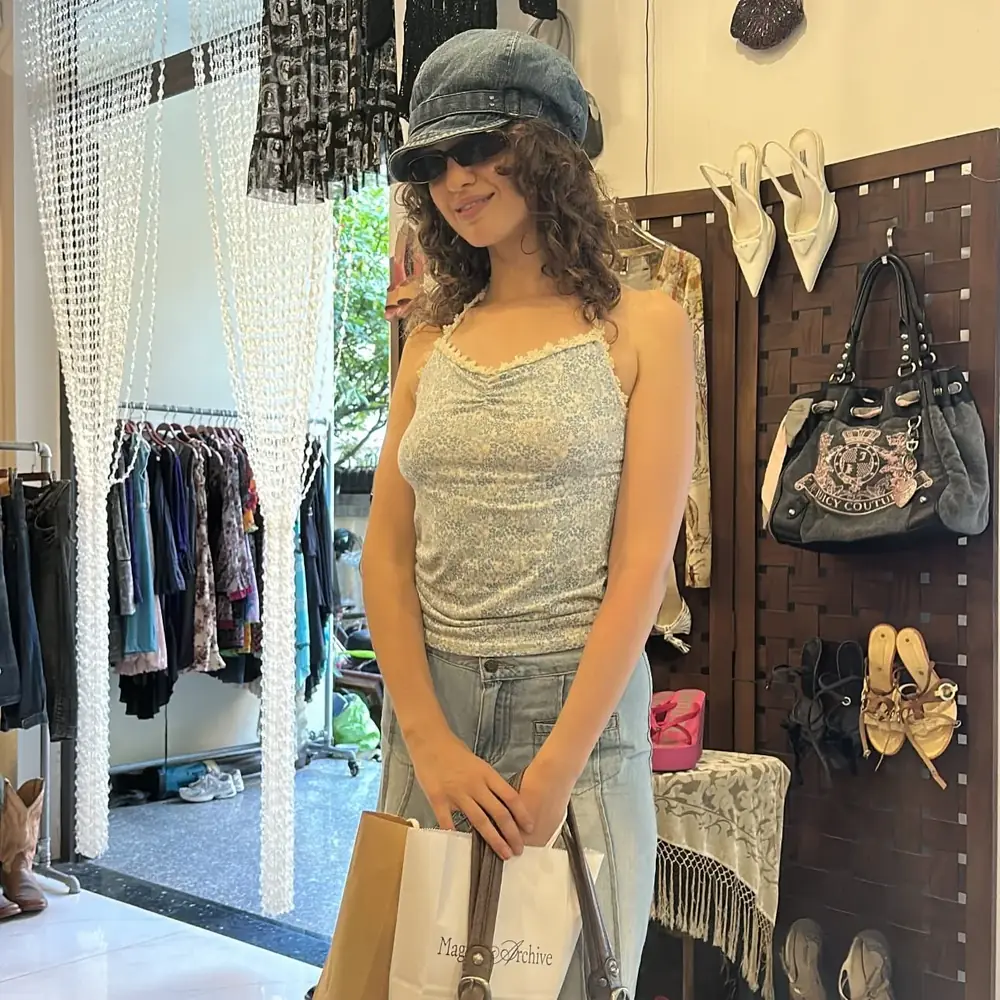Customer visiting Yen May Vintage in Danang