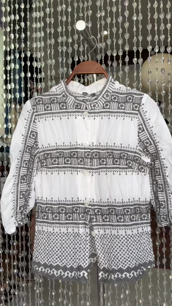 Monochrome Print Shirt