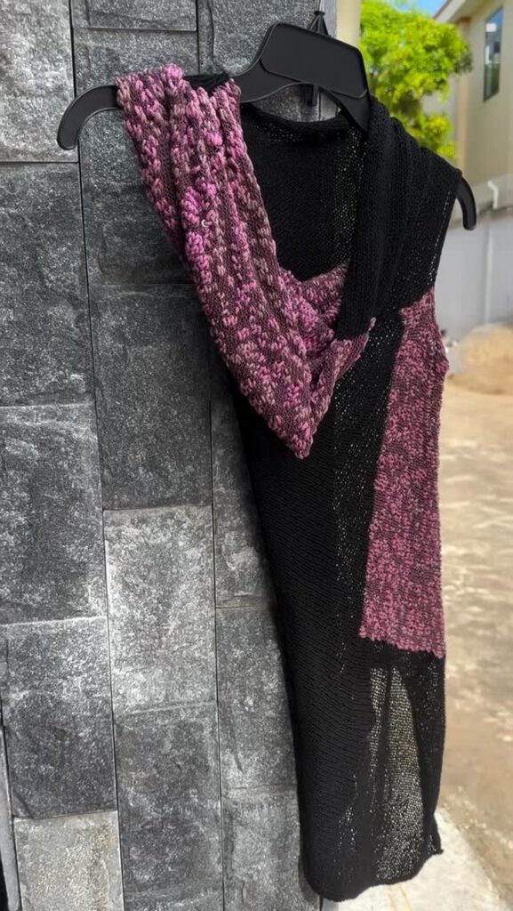 Textured Pink Cardigan